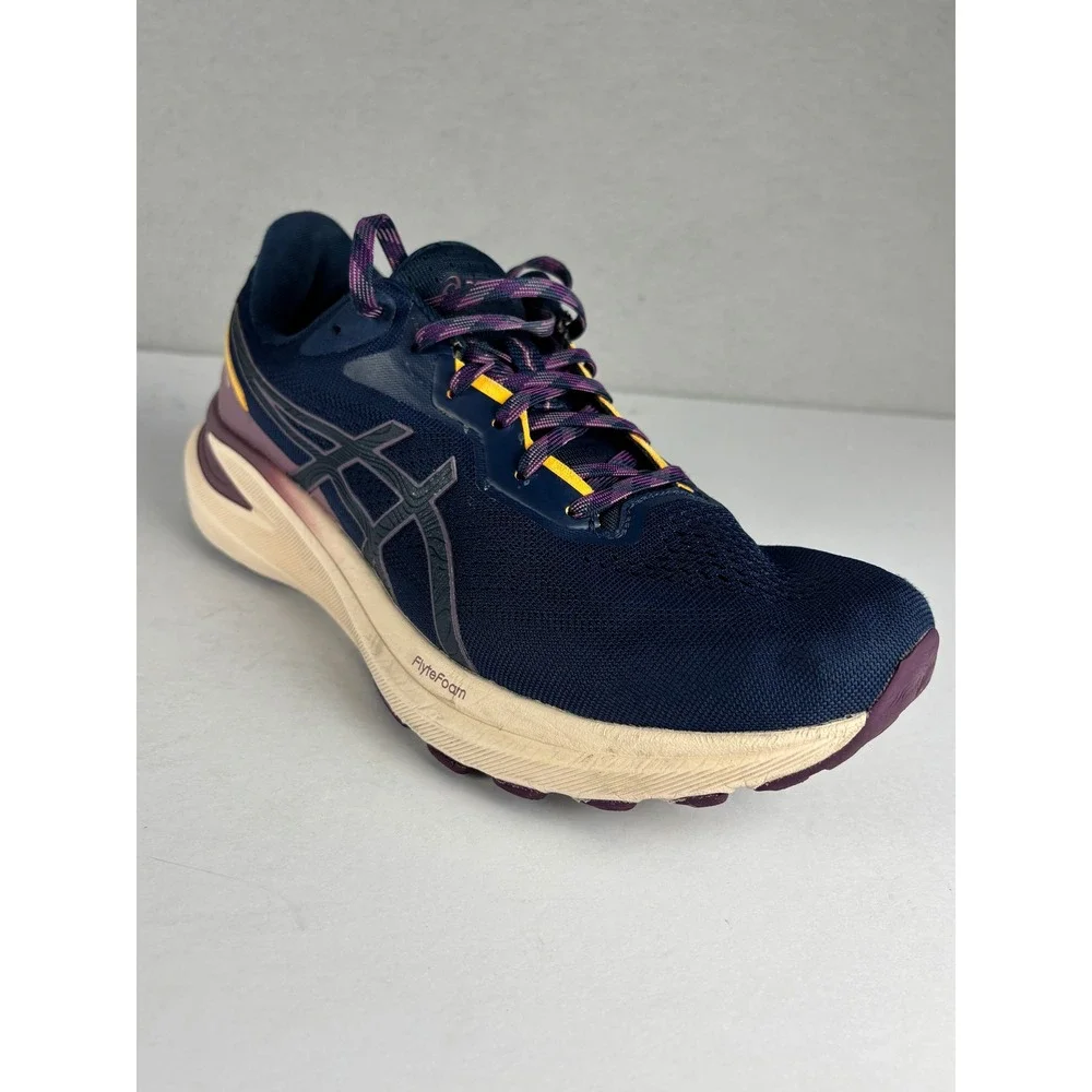 ASICS GT-1000 13 Running Shoes PureGEL FlyteFoam Size 9 Midnight Lilac 1012B747